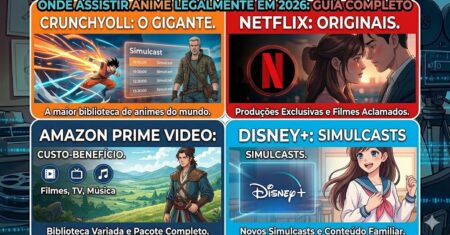 Onde Assistir Anime Legalmente em 2026: Melhores Apps e Preços