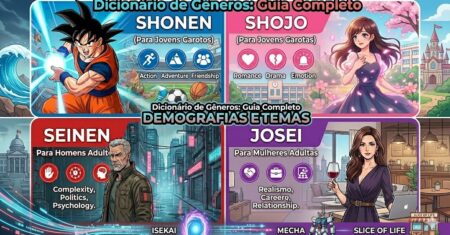 Gêneros de Anime e Mangá: O Guia Definitivo das Categorias