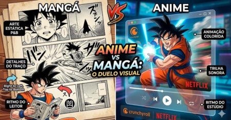 Anime vs Mangá: Qual a diferença e por qual começar? (Guia 2026)