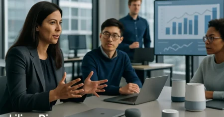 O plano da Apple para vencer a corrida da IA: Lilian Rincon e a tecnologia do Google.