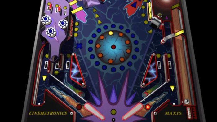 Imagem do jogo Pinball Space Cadet, clássico do Windows.